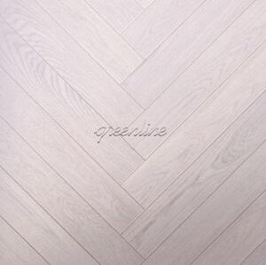 Паркет Ёлка GreenLine Монблан Дуб Натур с брашью (Текстурированная) 500х125 мм.
