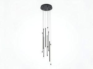 Металлический светодиодный подвесной светильник с регулируемой яркостью