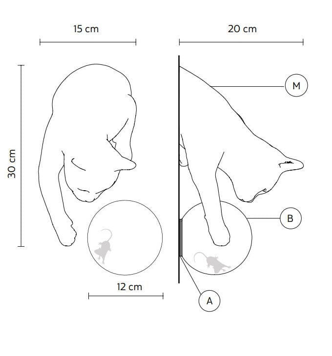 Настенный светильник / настольная лампа с бархатным покрытием Karman Maoo ARCH-00053308 - Вид №20