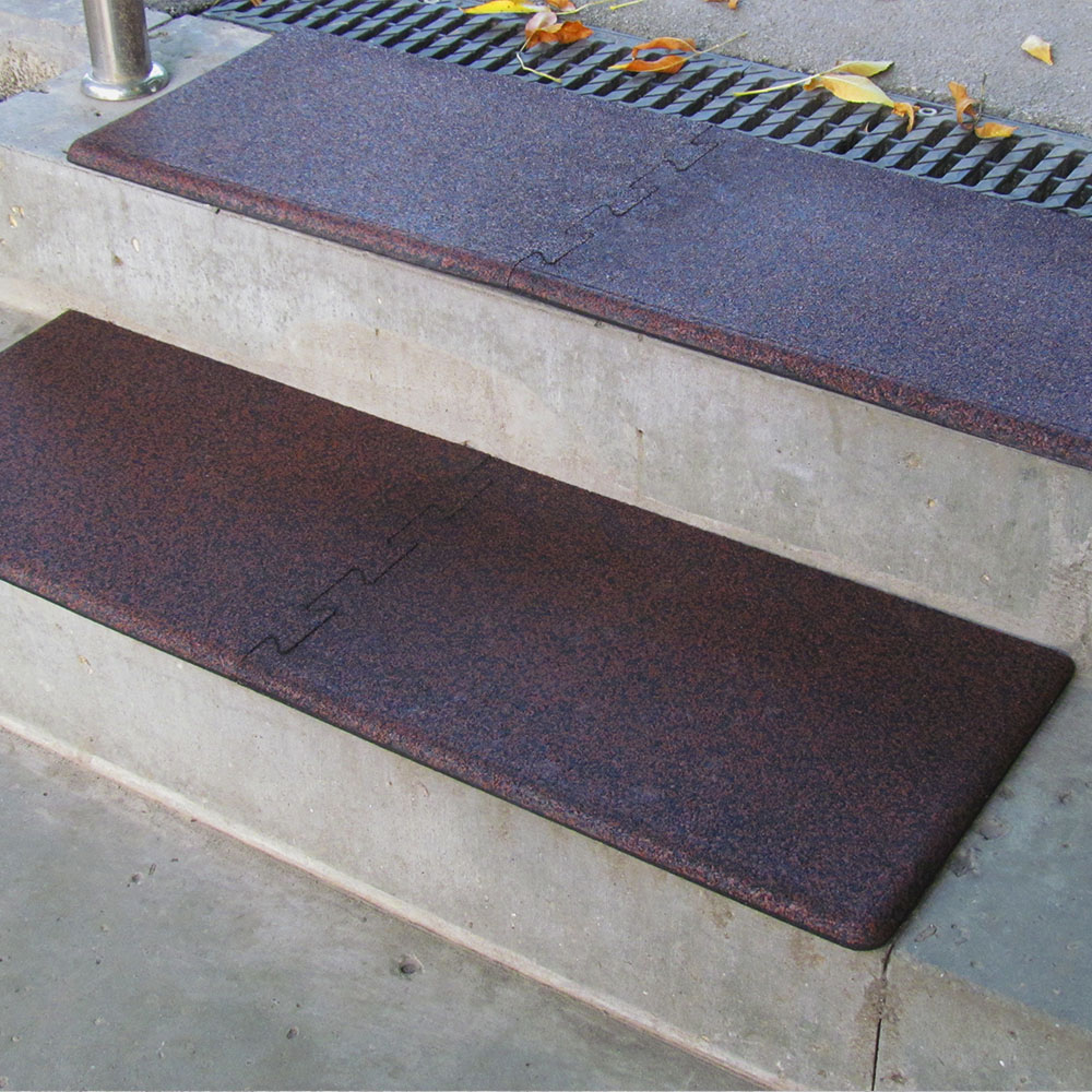 Накладки на ступеньки красные. Резиновое покрытие ЭКОПРОФИТ НСКр004 - Вид №3