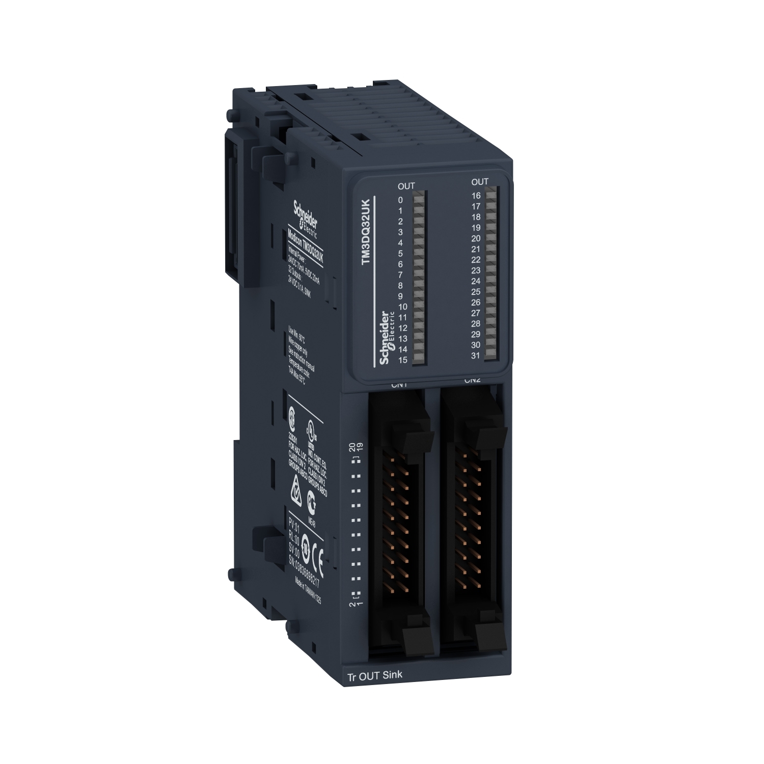 TM3DQ32UK ДИСКРЕТНЫЙ МОДУЛЬ РАСШИРЕНИЯ ТМ3- 32 ВЫХОДОВ ТРАНЗИСТ ПРИЕМНИК НЕ10 Schneider Electric OEM ПЛК Modicon 
