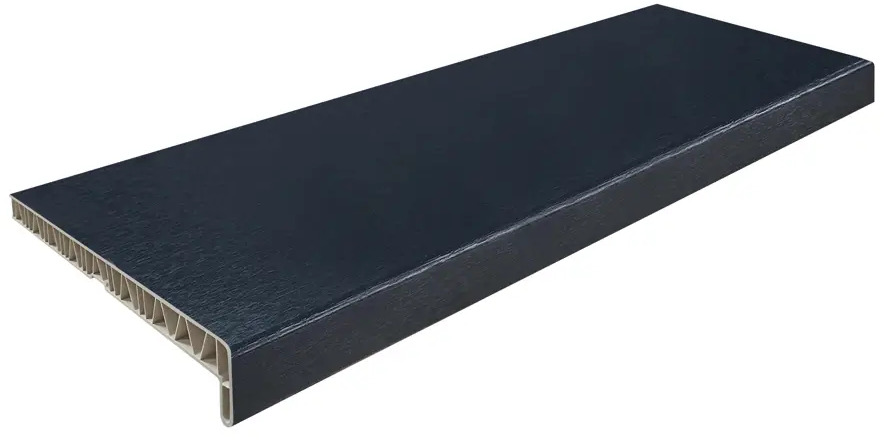 Подоконник FINEBER ПВХ антрацит 2000x300 мм - стильное решение для окон 87893741