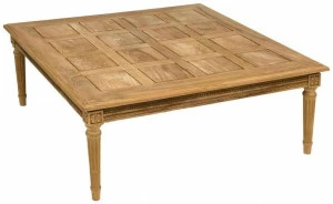 ASTELLO Квадратный садовый столик из тика Gardénia