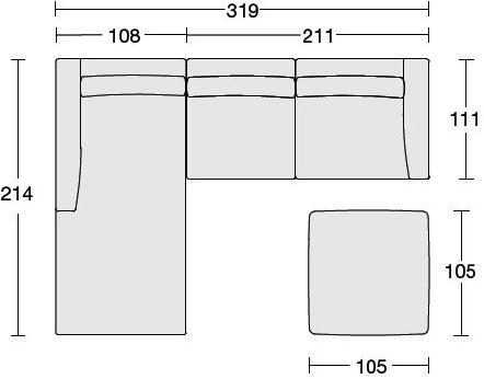 CTS SALOTTI Модульный тканевый диван Space sun-id-1385469 - Вид №9