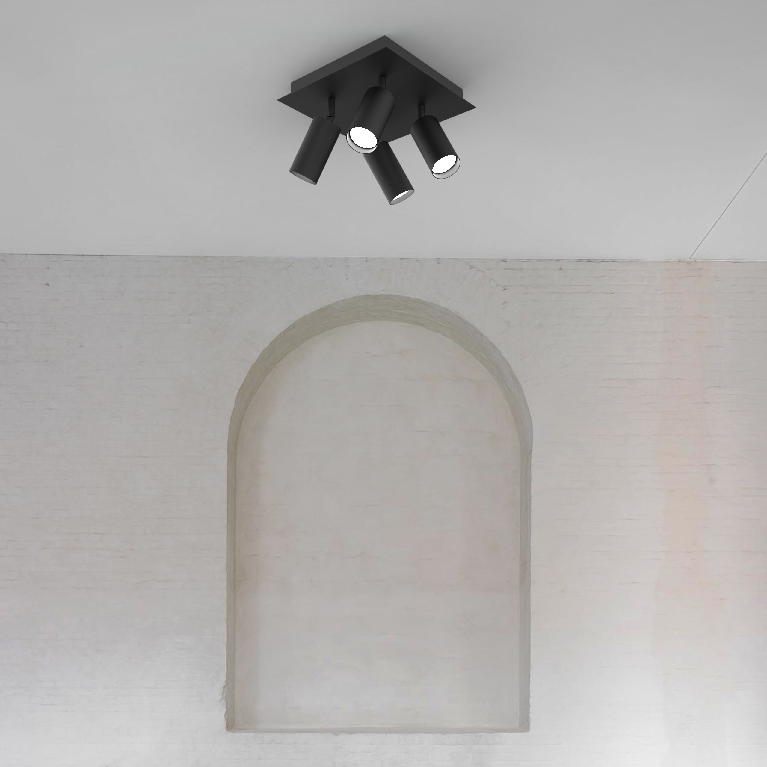 Несколько регулируемых потолочных прожекторов WayPoint форма ARCH-00138026 - Вид №4