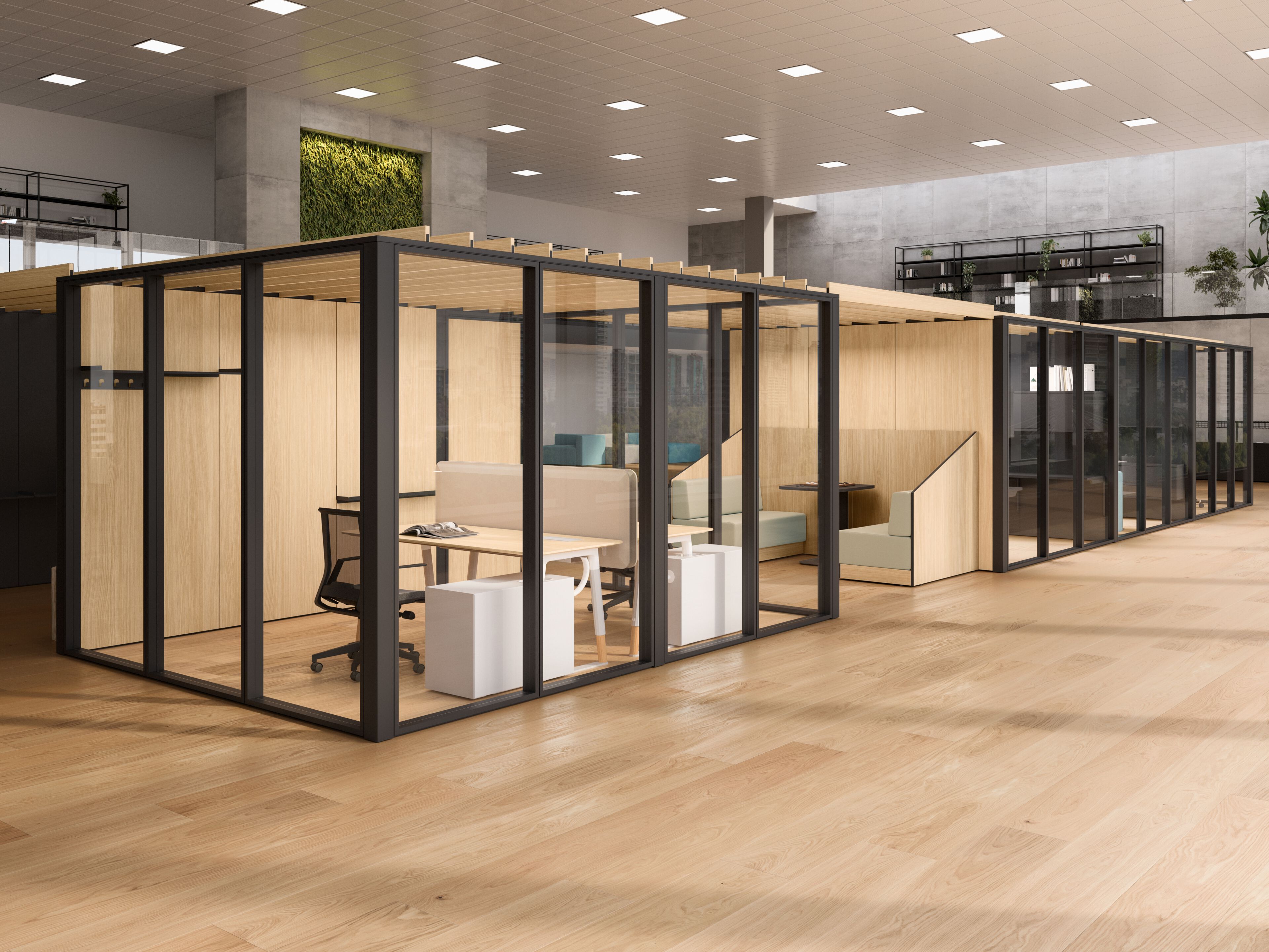 Офисная стеклянная подвижная стена FANTONI TM ARCH-00023654 - Вид №3