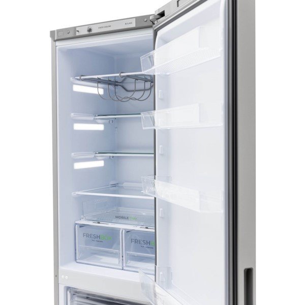 9221672 Холодильник с морозильником   Бирюса M6132 серебристый STDN-0021450 - Вид №3