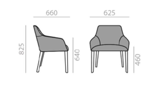 Кресло Andreu World Аля ARCH-00039029 - Вид №4