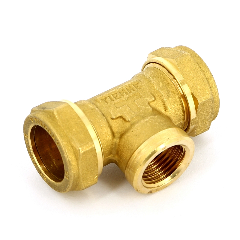 Тройник обжим-В TIEMME 22х1"х22 1000194