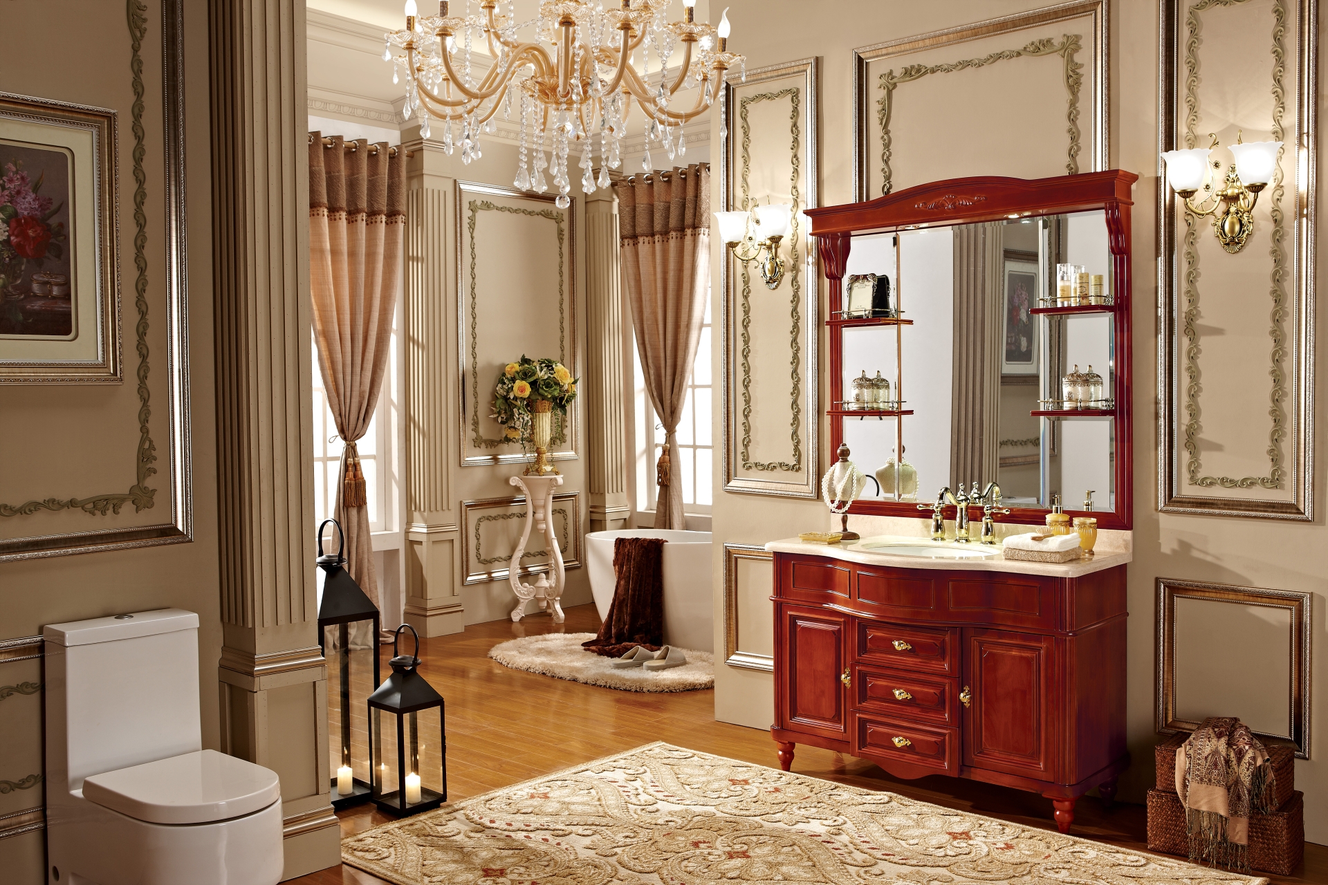 Зеркало MEDICI 120 арт. TS-ME912-M-DN Темный орех Tessoro TSME912MDN - Вид №3