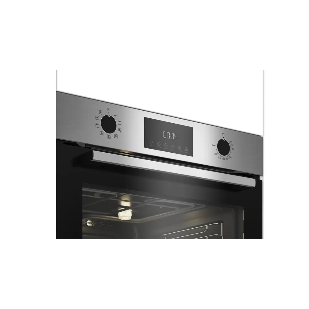 Электрический духовой шкаф Indesit IFE 3841 J IX 59.4x59.5 см конвекция цвет нержавеющая сталь 89376461 STLM-2137969  - Вид №1