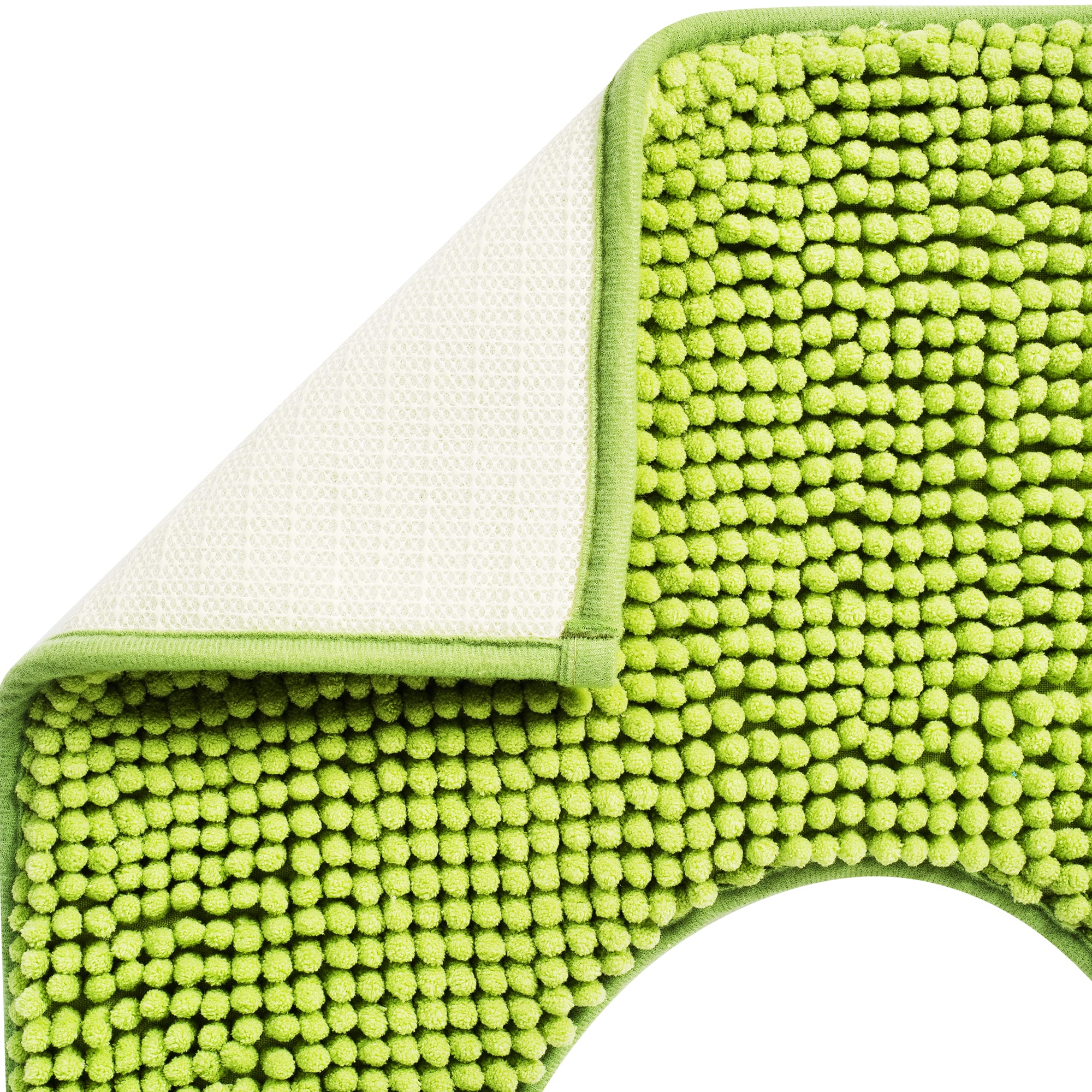 82345850 Коврик для туалета 45х45 см цвет зелёный Merci Santreyd - Вид №1