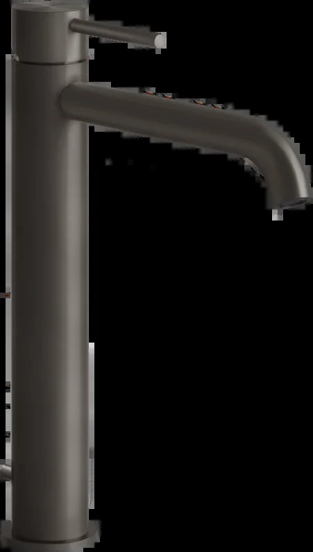 Смеситель для умывальника 54003 707 Gessi Gessi316 ЧЕРНЫЙ МЕТАЛЛ BR. PVD