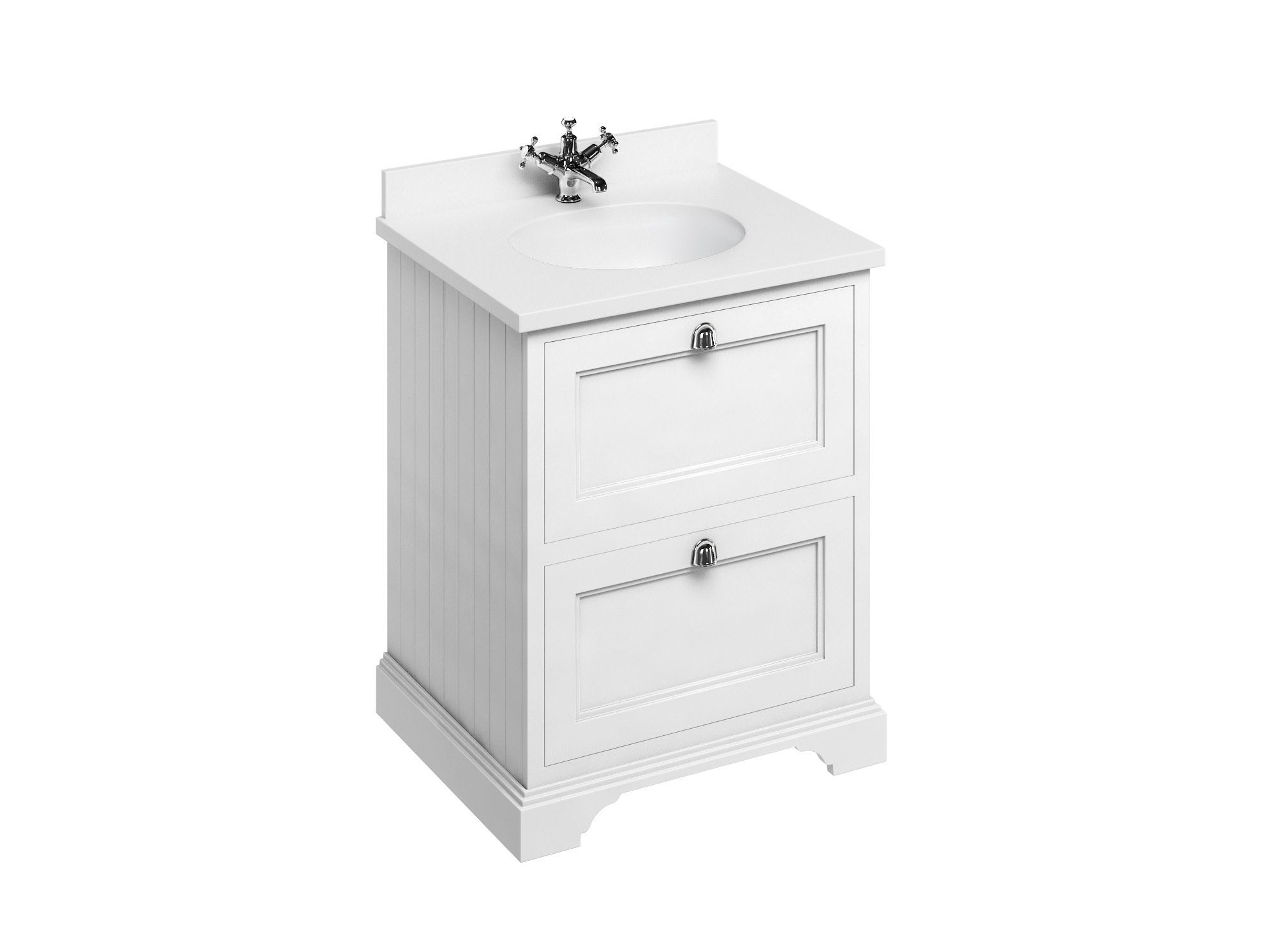 Напольный шкаф для умывальника из МДФ с ящиками Burlington MINERVA ARCH-00047533 - Вид №8