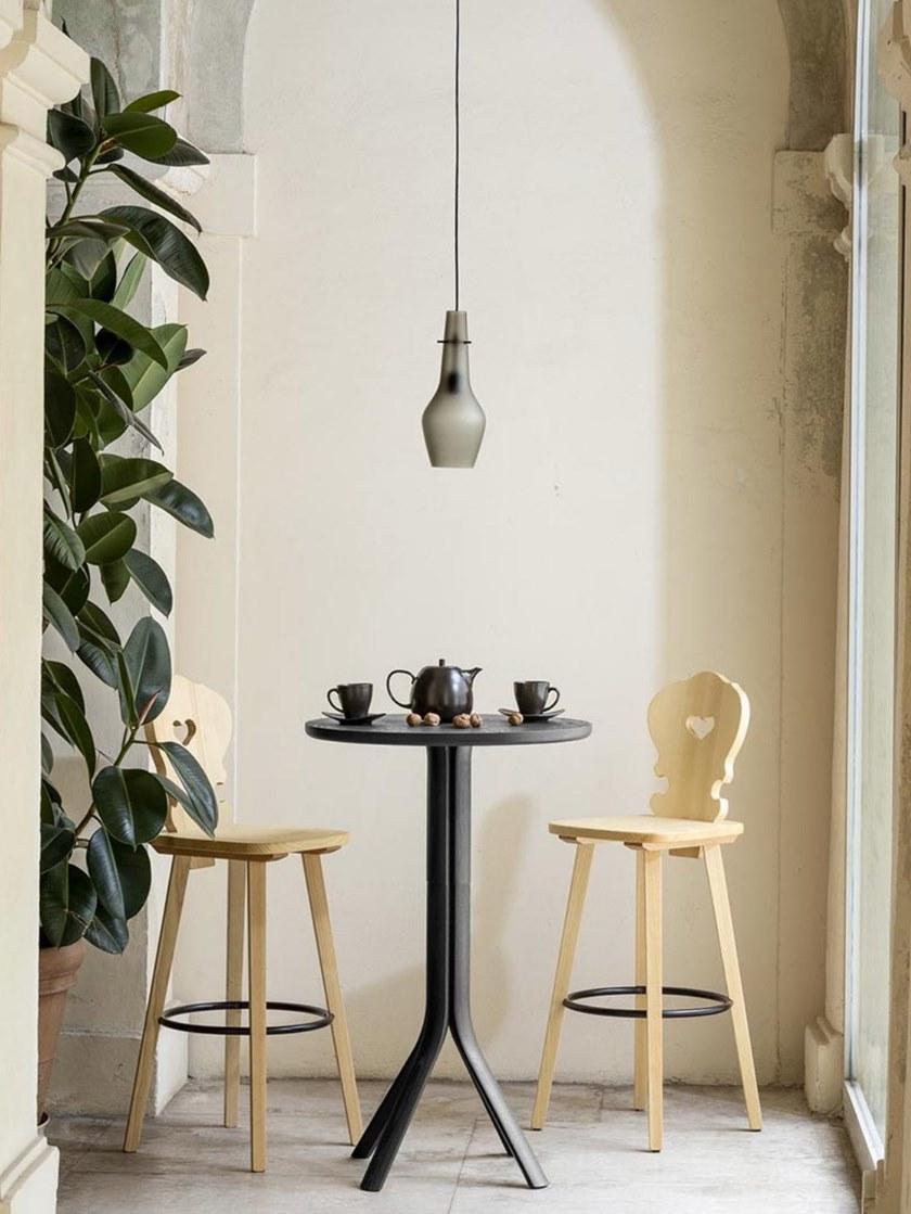 SIPA Барный стул из дерева с подставкой для ног Vienna sun-id-1503350 - Вид №4