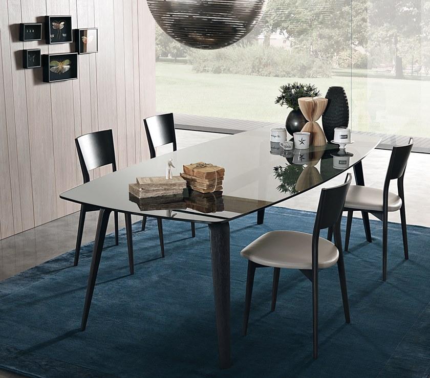 MisuraEmme Прямоугольный стол из дерева и стекла Atelier sun-id-1432927 - Вид №5