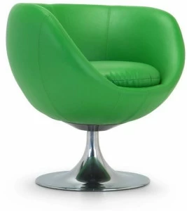 Domingo Salotti Поворотное кожаное кресло 081