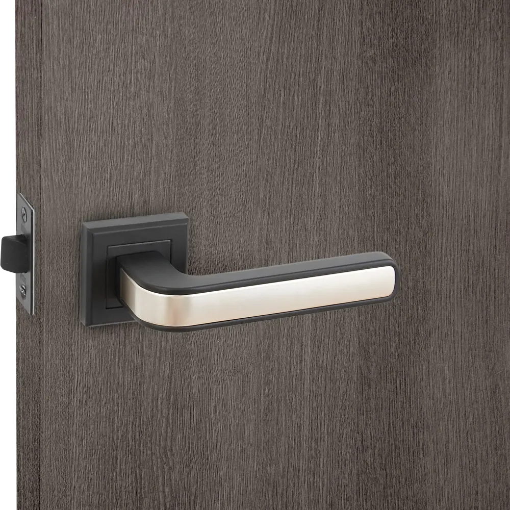 Дверные ручки Edson 360-Z01, без запирания, цвет черный 85063850 STLM-2153728  - Вид №4