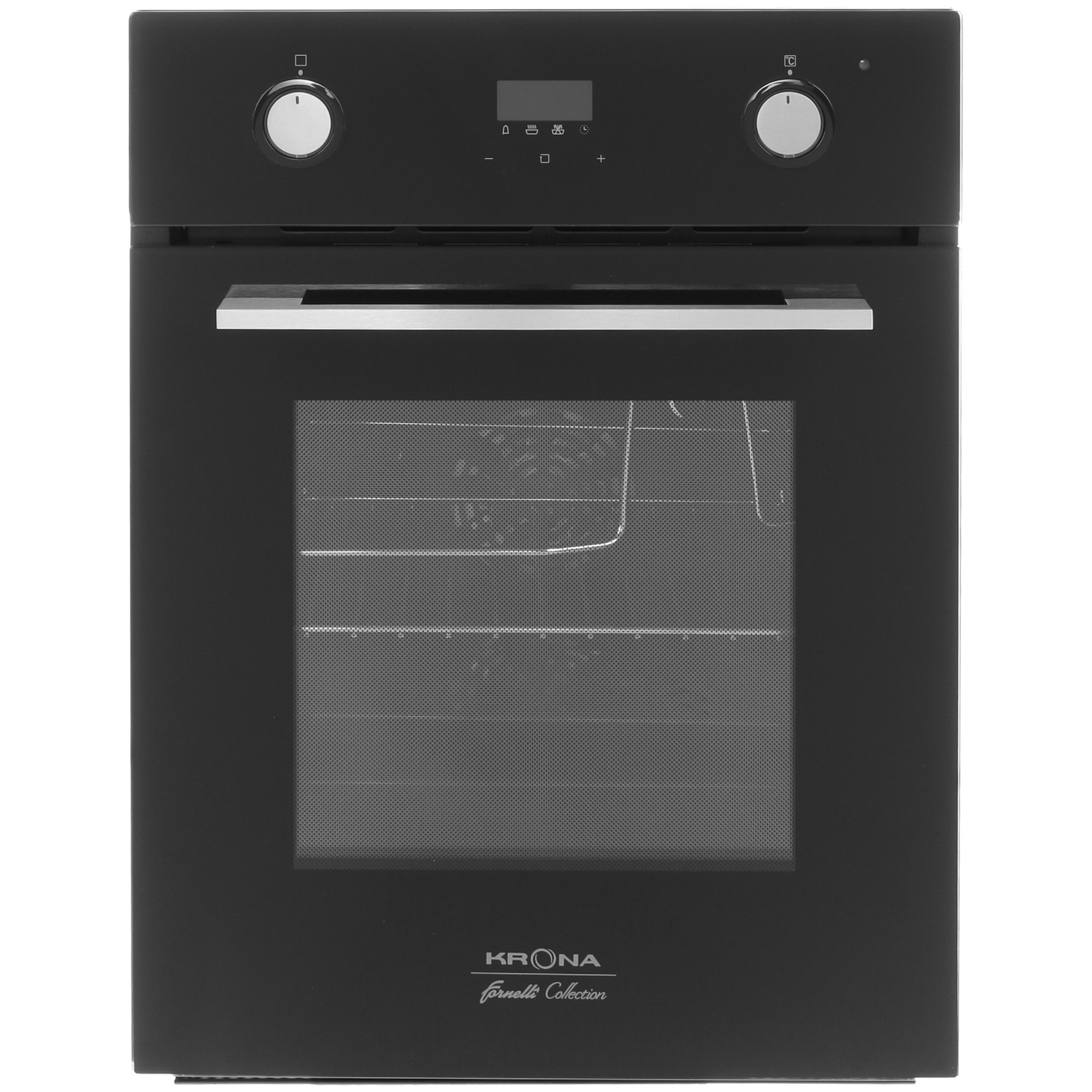 8161377 Электрический духовой шкаф KRONA Sonata 45 BL черный KRONA1 STDN-0095891