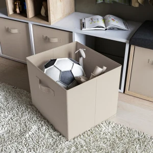 KONSENSA Органайзер для хранения Тренч 31×31×31 см платиновый 89388009