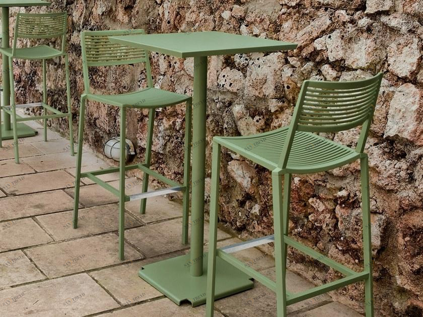 FAST Стол алюминиевый высокий квадратный Omnia selection 19099