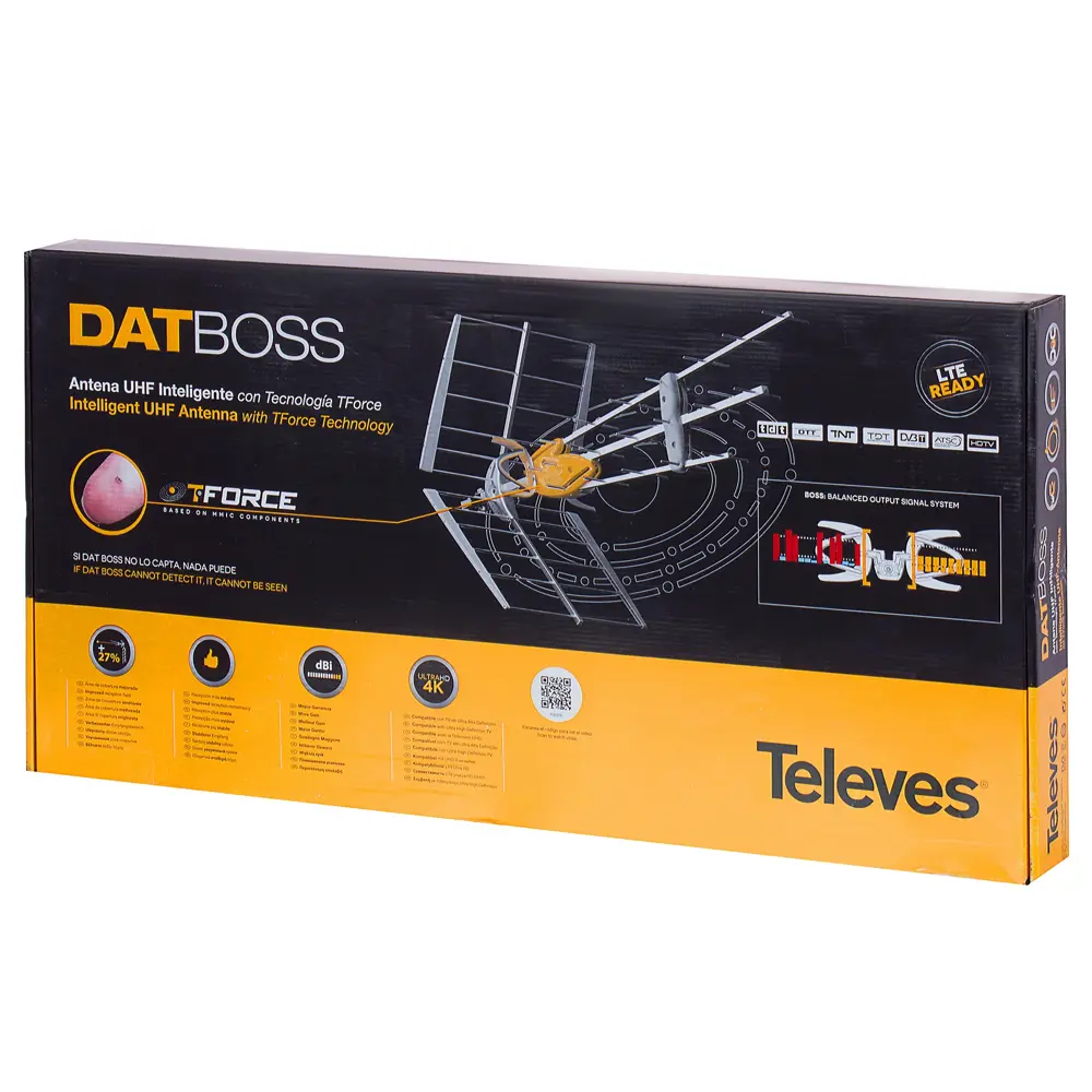 Антенна ТВ эфирная DAT BOSS ДМВ К 21 60 45 dBi 18631791 STLM-2200653 TELEVÉS  - Вид №1