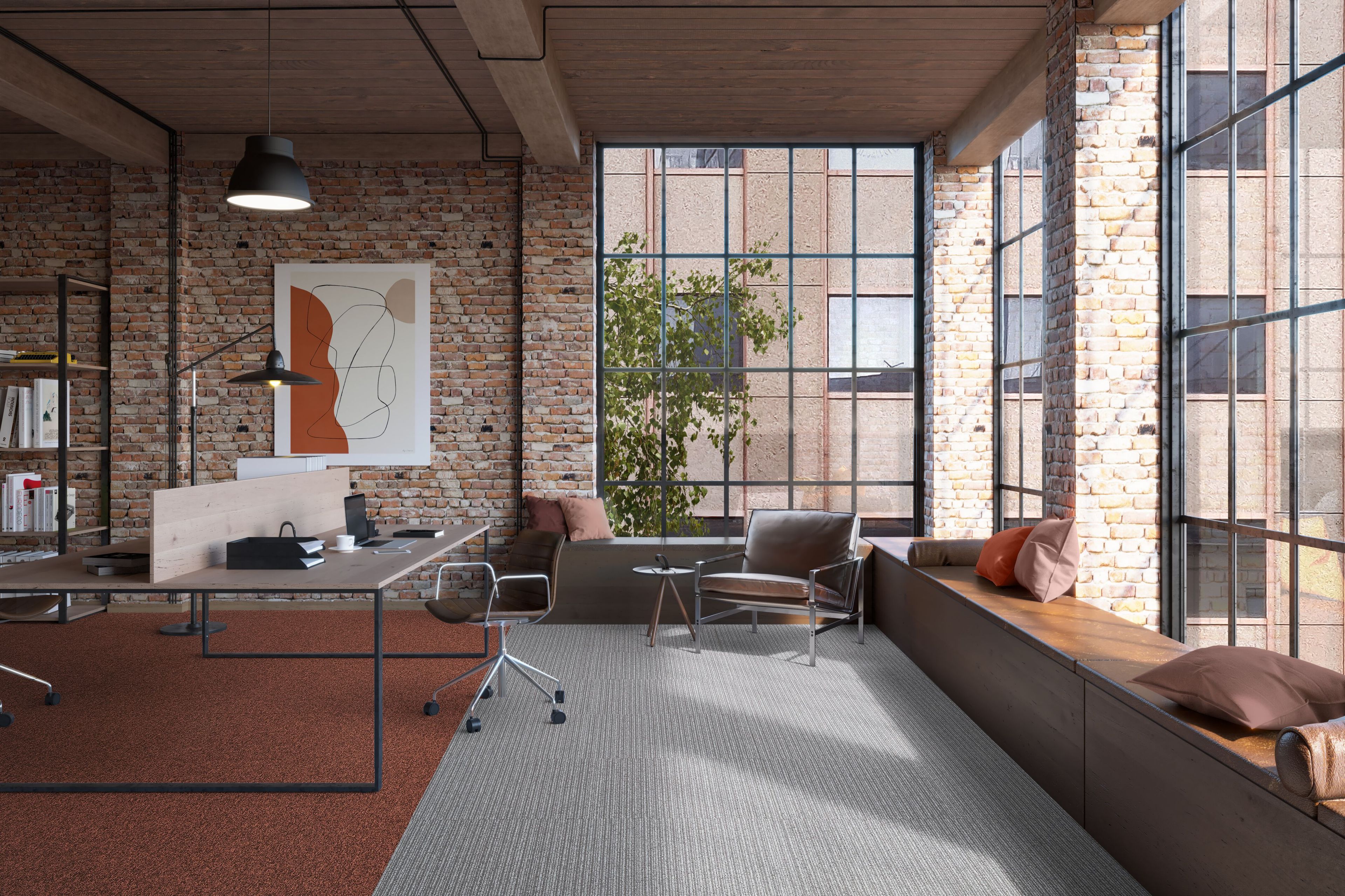 Нейлон®сплошной цвет ковер MODULYSS First ARCH-00082649 - Вид №4