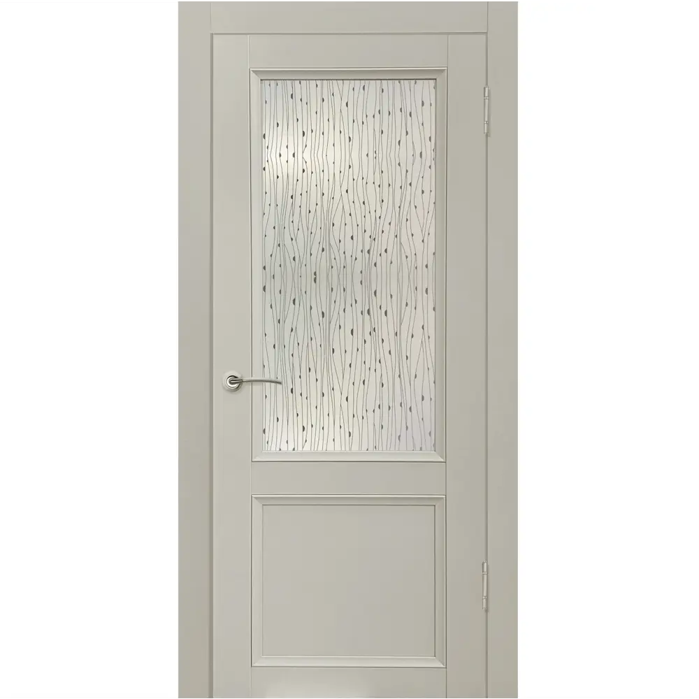 МАРИО РИОЛИ | Межкомнатная дверь Рондо с серым жемчужным покрытием Hardflex 83699069