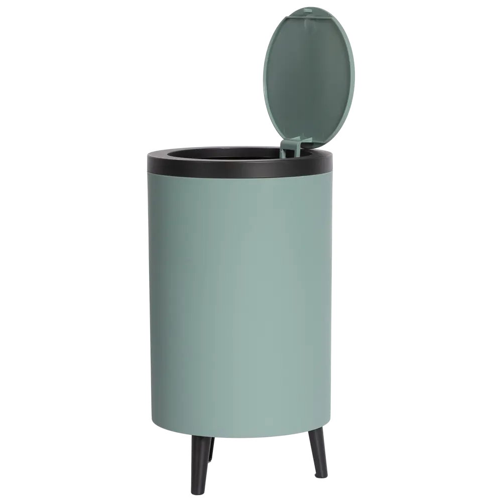 Контейнер для мусора Swensa Gul SWP-2401-GRN-06 5 л пластик цвет серо-зеленый STLM-2153827 - Вид №1