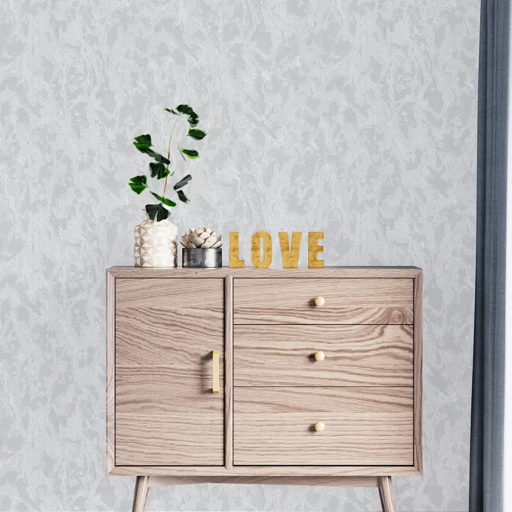 Обои флизелиновые Wall Decor Юпитер темно-серые 1.06 м 75187-44АСП STLM-2088880 - Вид №2