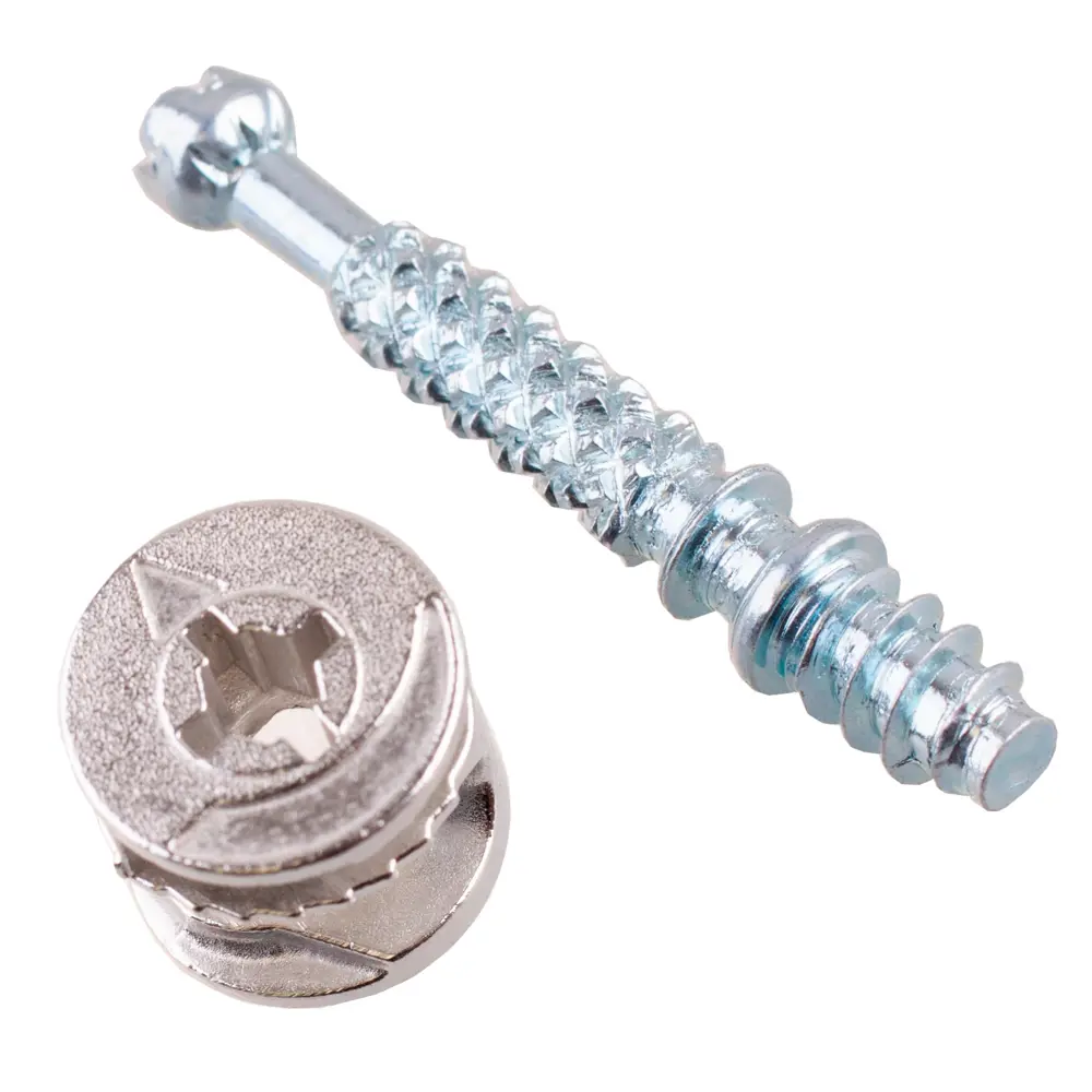 Набор эксцентриковых стяжек 25×34 мм сталь серебристый 4 шт. 89442767 Santreyd STLM-1580804