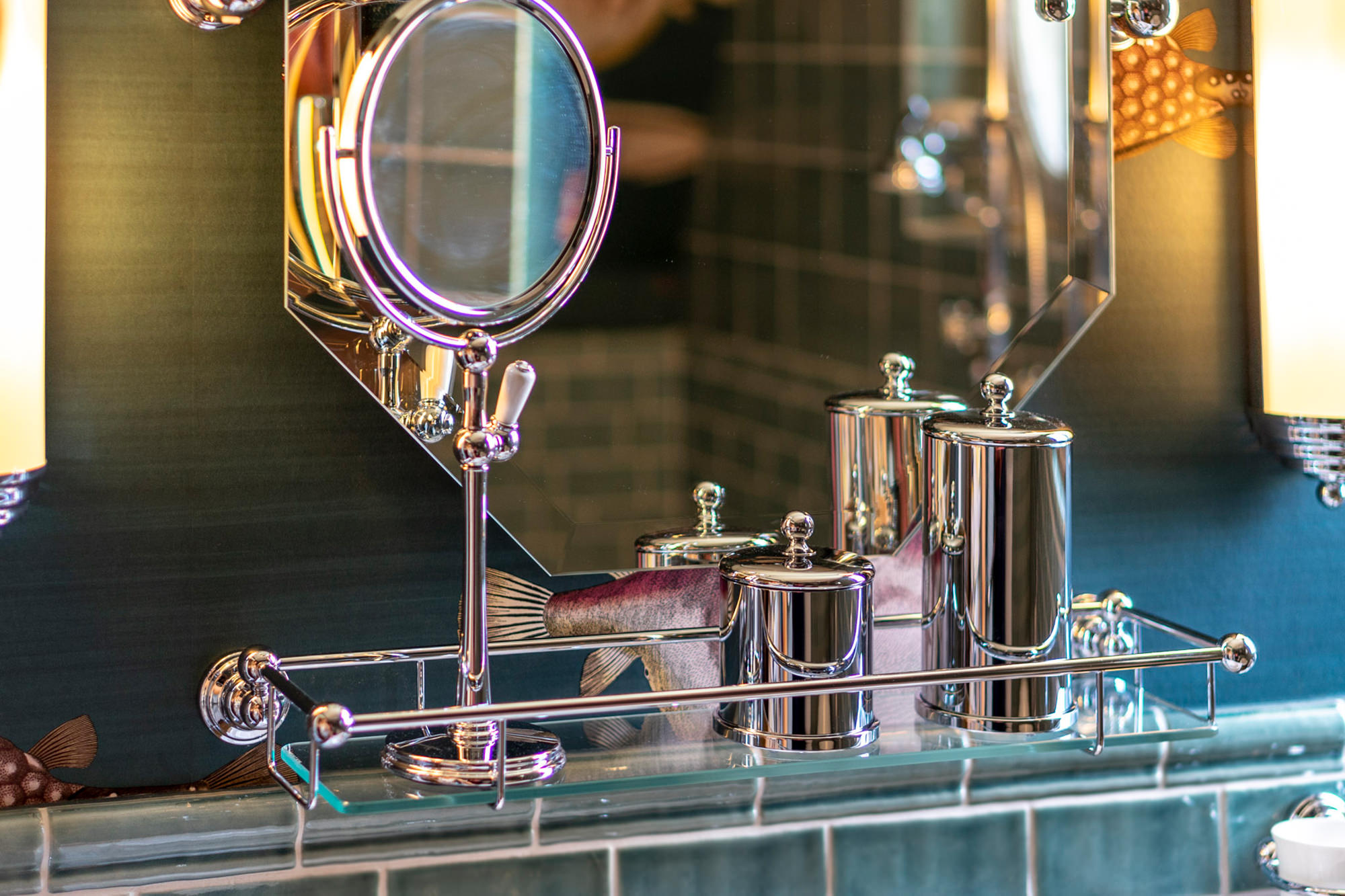 Traditional bathrooms Полка для ванной P&R с перилами Pr6953.nk  - Вид №1