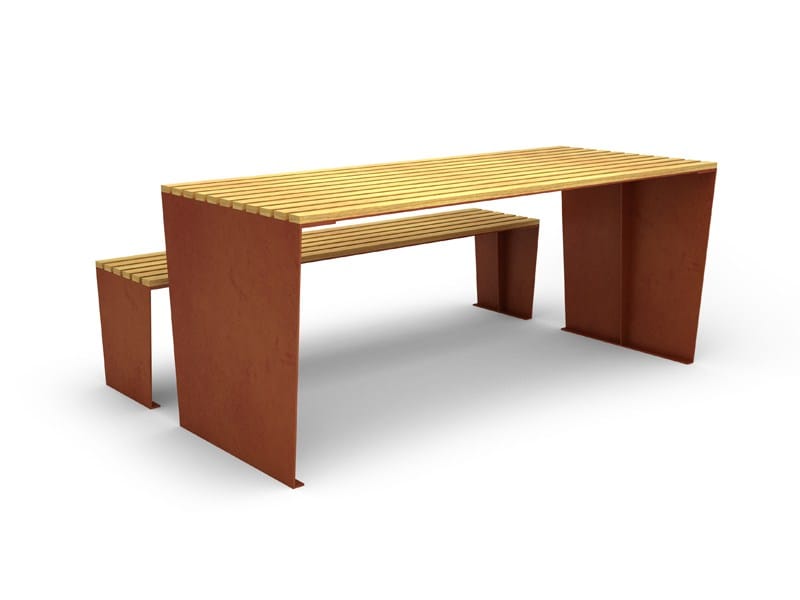 Прямоугольный стальной стол для общественных мест LAB23 Мэрилин ARCH-00045257 - Вид №2