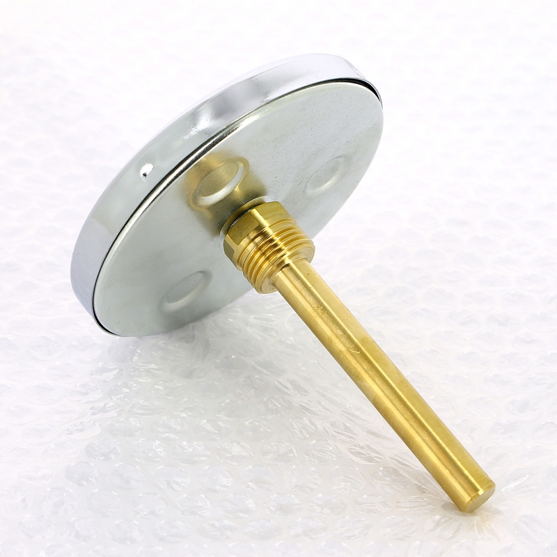 Термометр биметаллический F+R801 100мм с погружной гильзой WATTS Ind 120 град.C гильза 100мм 10006076 - Вид №3