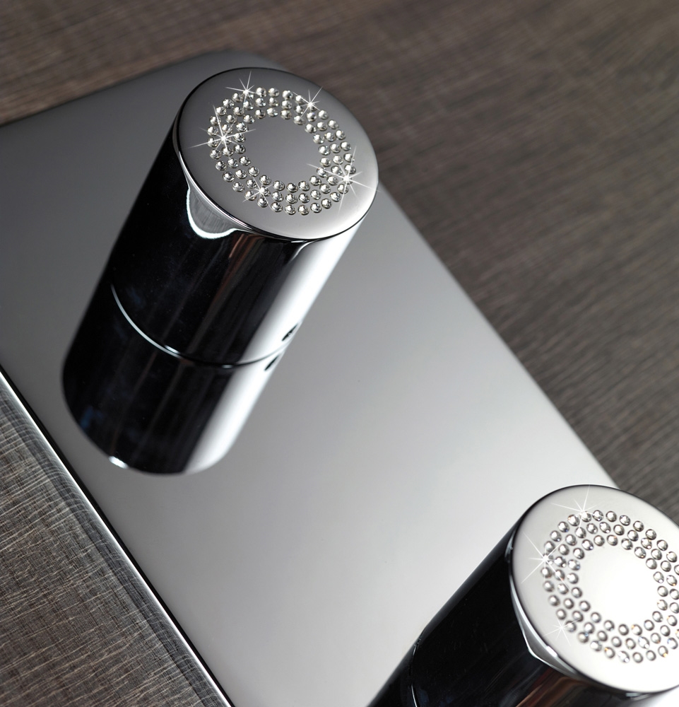 Z031202 + Z030204 000 Смеситель & запорный кран Oki 1 Outlet LP BOSSINI  - Вид №3