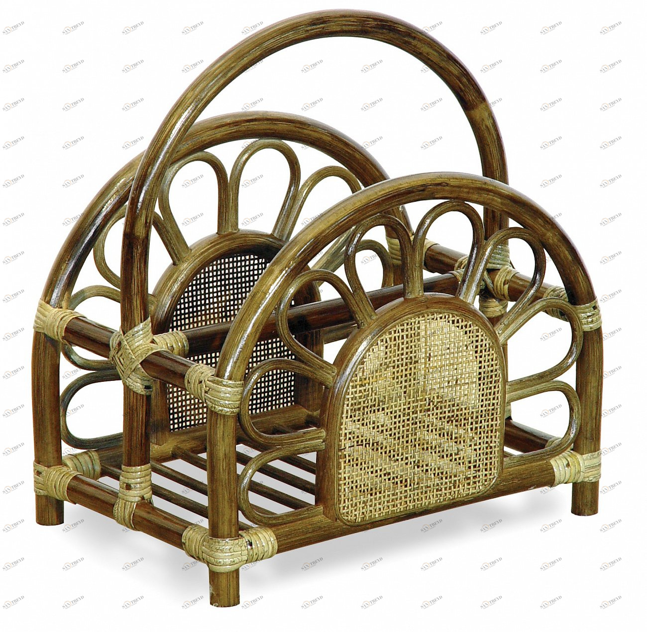 Газетница из ротанга зеленая "Олива" 17/11 VINOTTI  00-3885429 Зеленый 