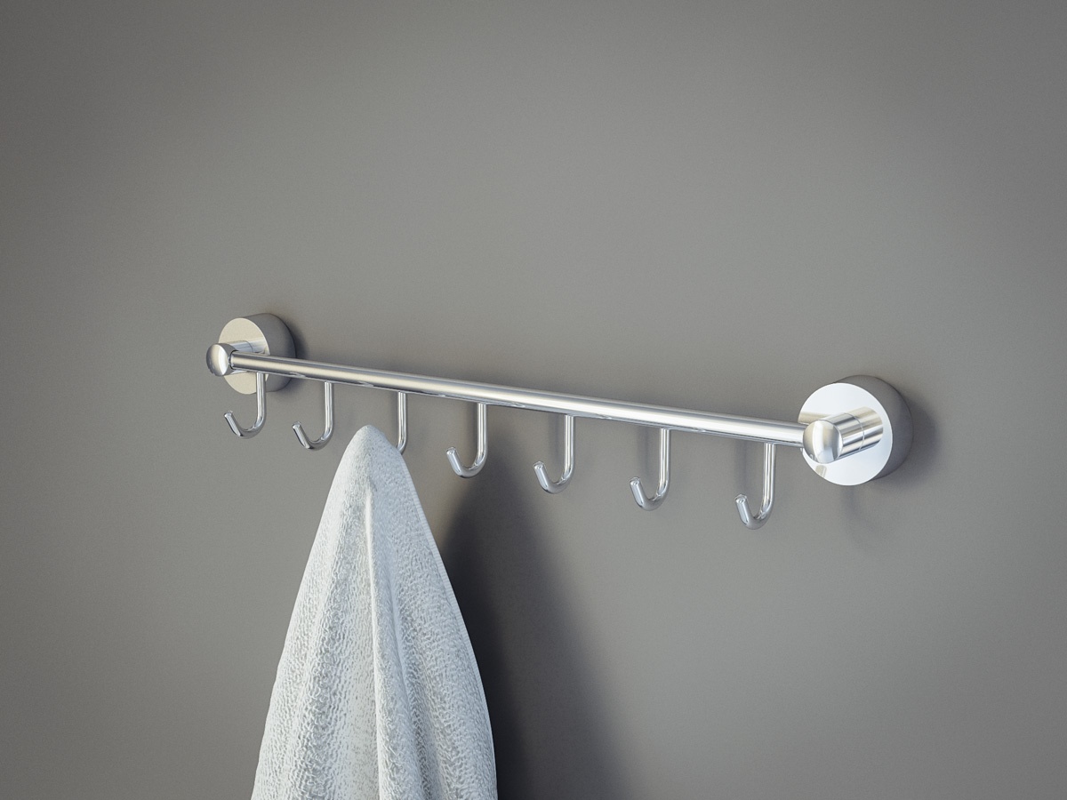 NOS 028 Штанга с 7-ю крючками 40 cm FBS Nostalgy - Вид №2