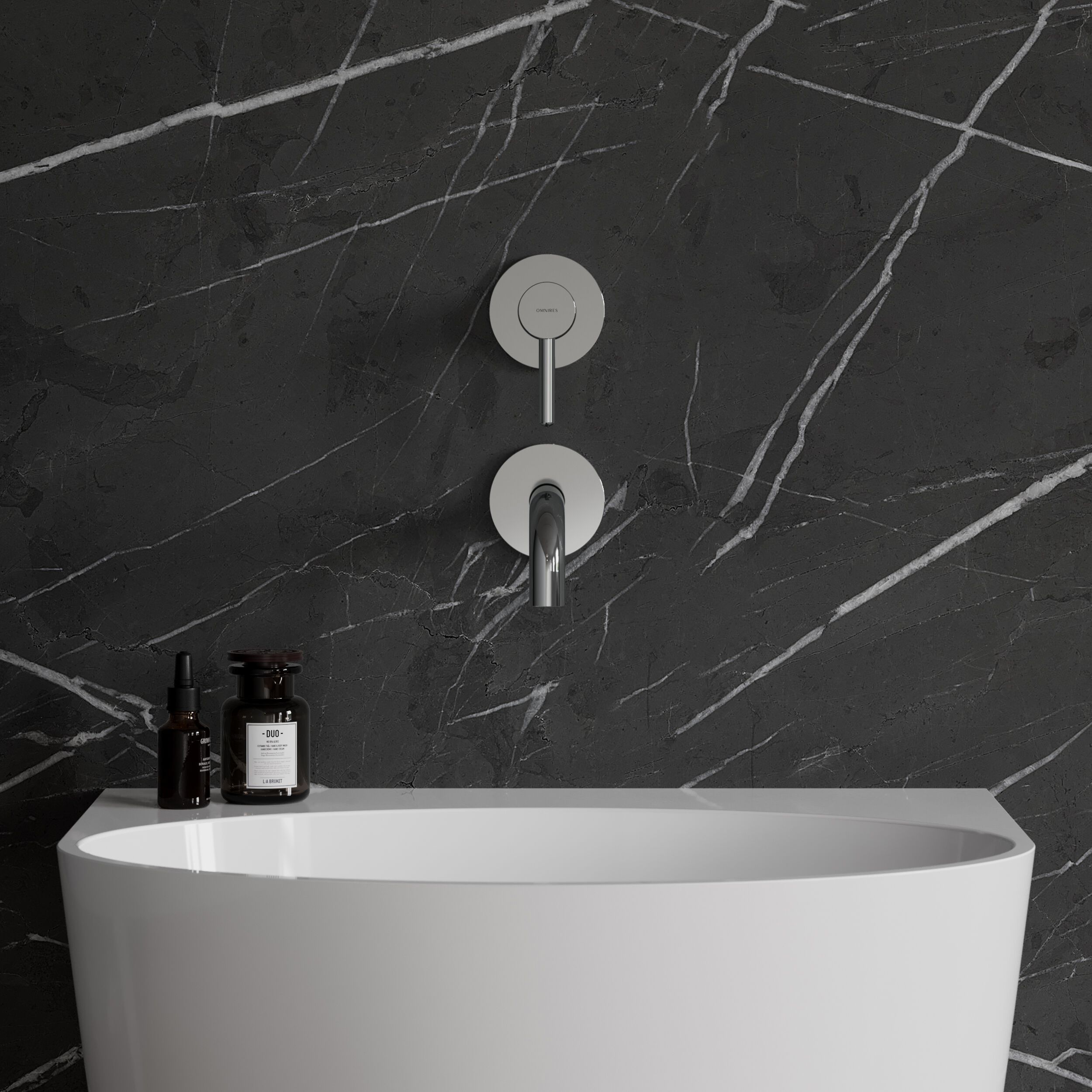 Настенный смеситель для раковины OMNIRES Y Y1215N ARCH-00061204 - Вид №2