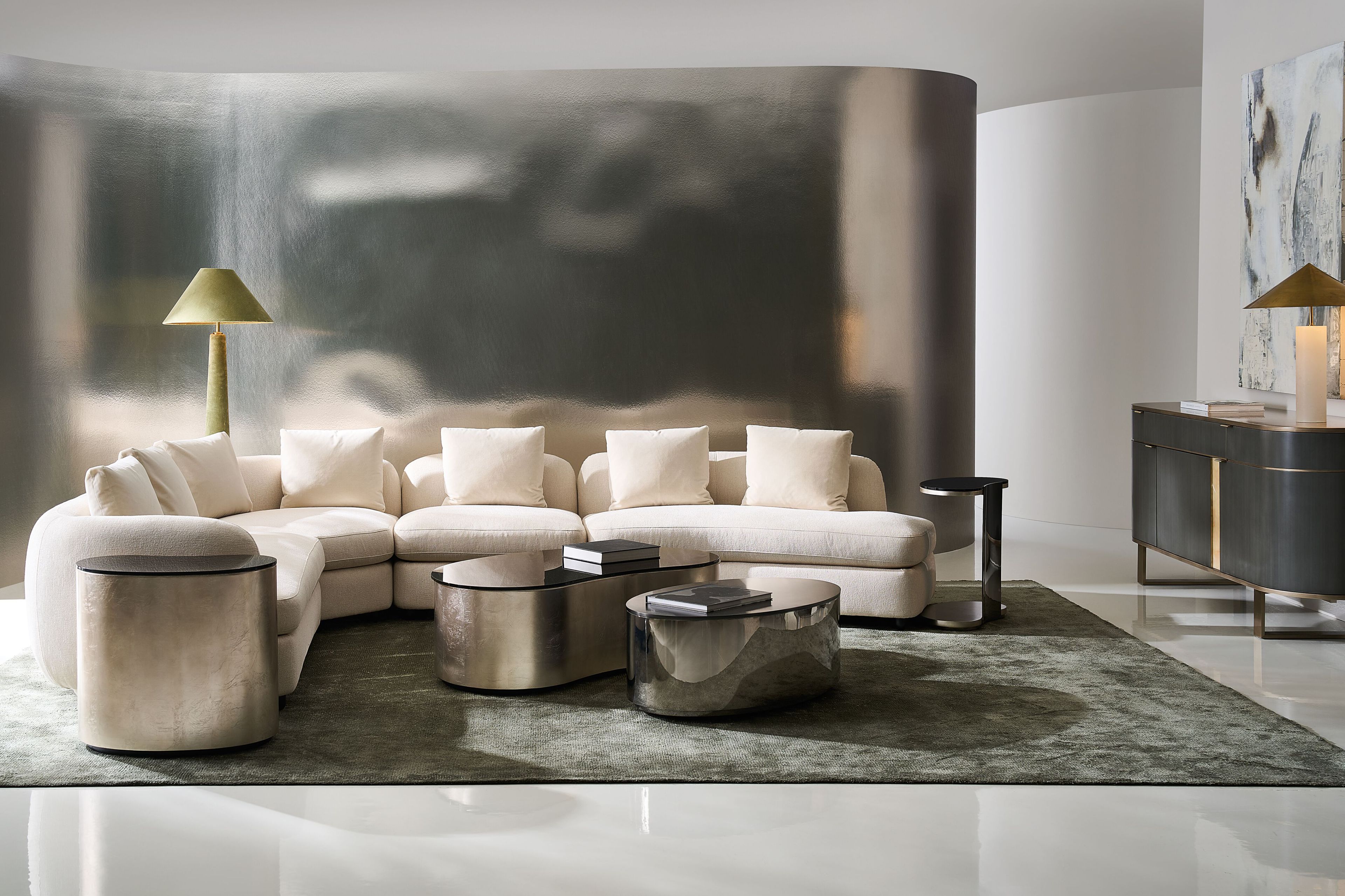 5-местный угловой тканевый модульный диван Caracole Lumi ARCH-00055771 - Вид №2