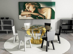 Металлический стул