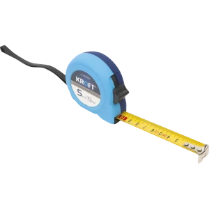 Рулетка Kroft прорезиненная 5 м x 19 мм