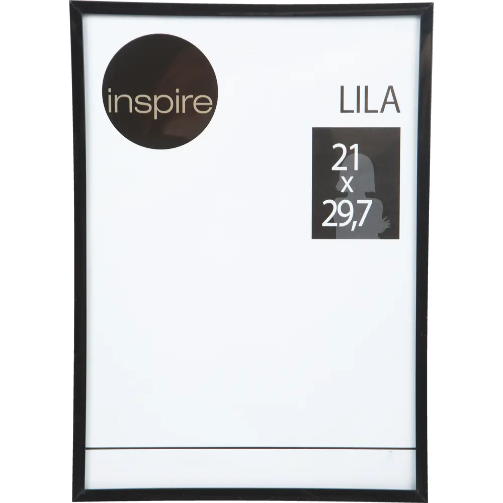 Рамка Inspire Lila 21x29.7 см цвет чёрный 18174535 STLM-2192094 