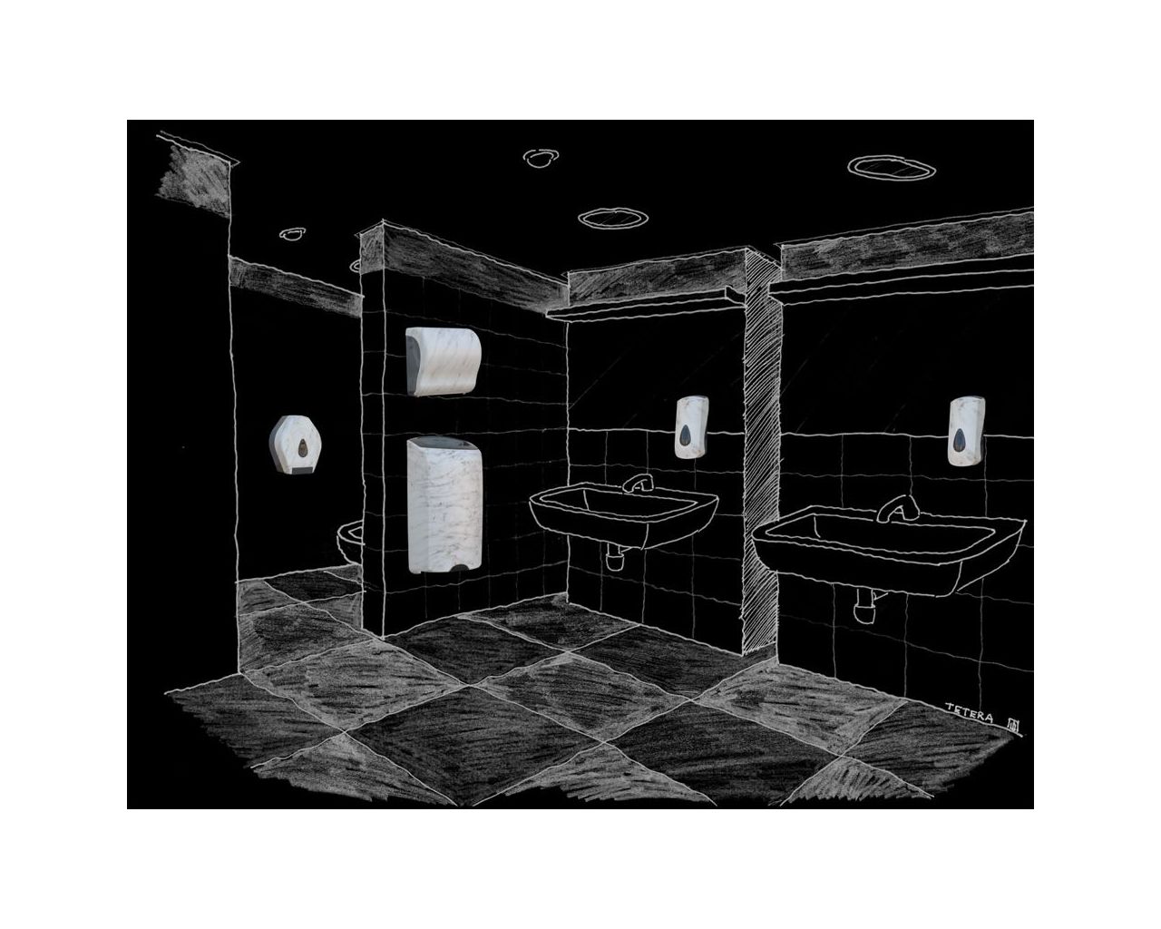 KUH109 Подвесная открытая корзина 40 л UNIQUE MARBLE LINE Merida  - Вид №1