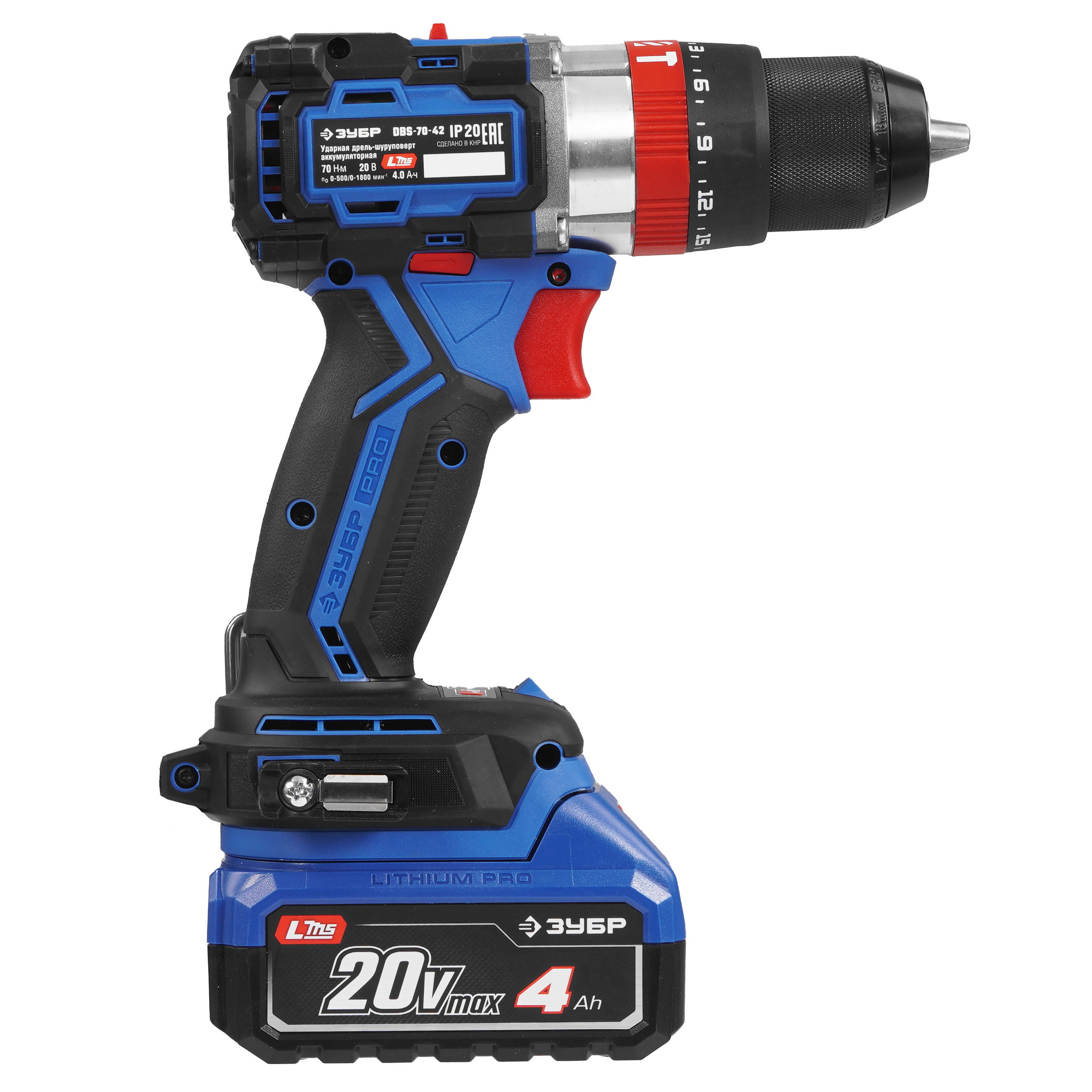 Дрель-шуруповерт ЗУБР DBS-70-42 9276002 STDN-0065730 - Вид №2