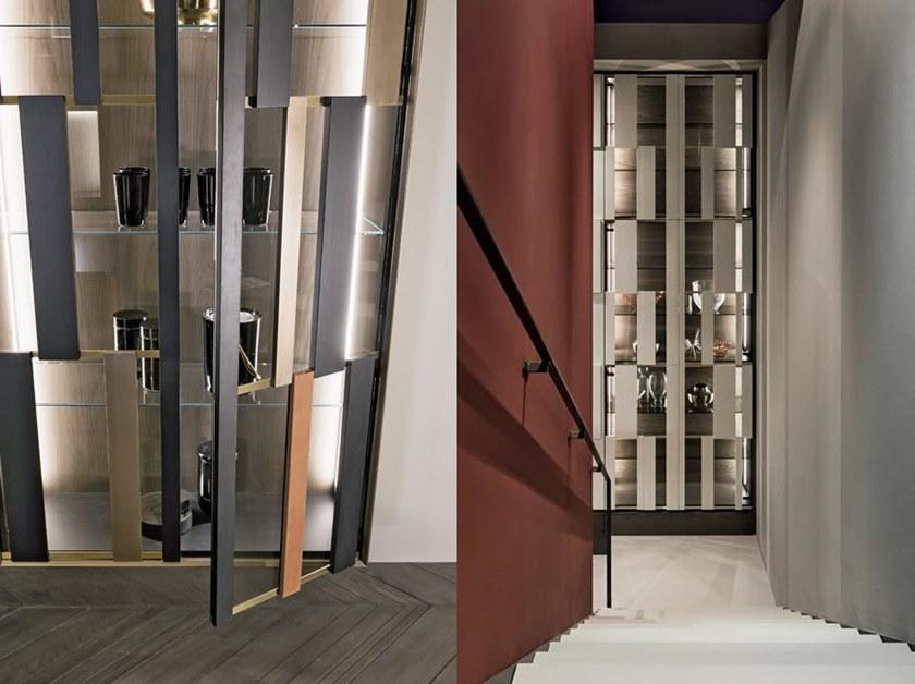 Shake Модульная деревянная стенка для хранения вещей со встроенным освещением sun-id-1351530 - Вид №2