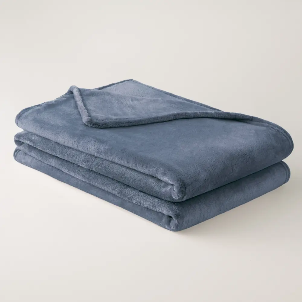 Плед KREAFORTA Flandria 200x220 см микрофибра цвет синий STLM-2146045 - Вид №1