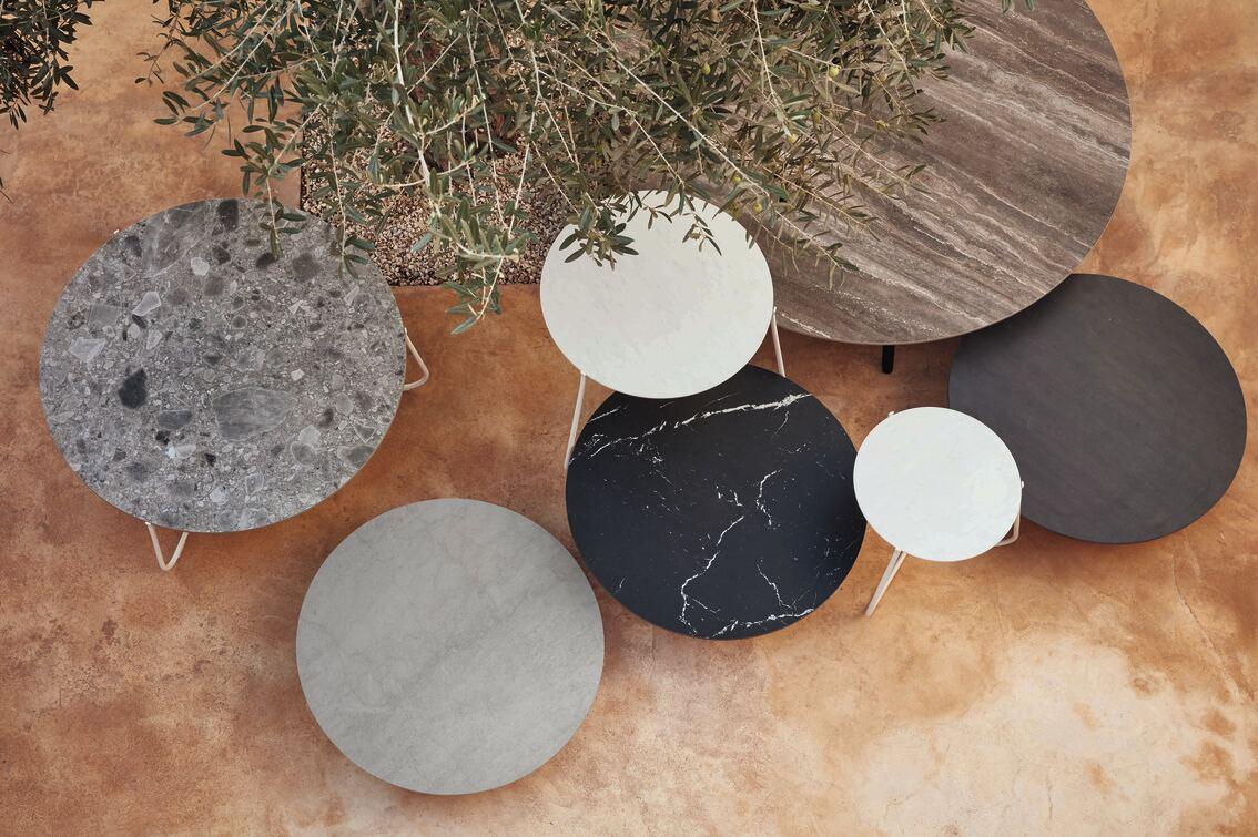 MNST153 Журнальные столики pcsts белые f8 ⌀100см Manutti Mood - Вид №4