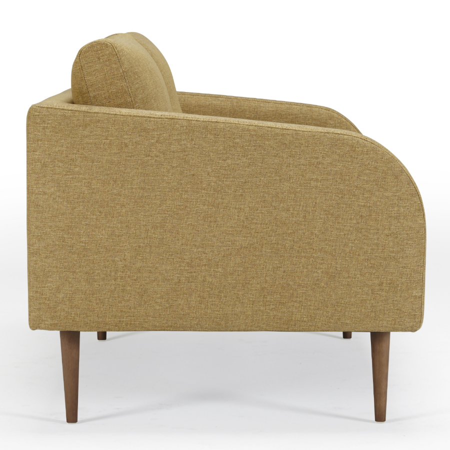 Диван двухместный Hugo с ножками из дуба/ореха, песочный Kragelund 37002248241 - Вид №2