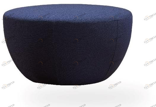 ROSSIN Пуф из круглой ткани с обивкой Nido sun-id-1420363