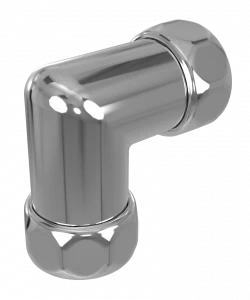 4620768881688  Уголок г/г 1"х1" для п/с 740SCH1010 Нержавеющая сталь